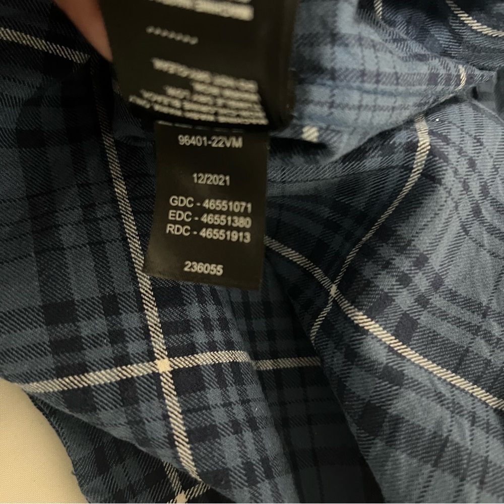 Harley-Davidson Men’s 4XL Long Sleeve Button Down Snap Collar Plaid Shirt EUC - Picture 9 of 11
